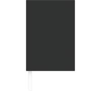 Buchkalender schwarz 2026 - Bürokalender 14,5x21 cm - 7 Tage auf 6 Seiten - wattierter Kunststoffeinband - Stundeneinteilung 7 - 19 Uhr - 873-0020