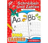 Buchstaben und Zahlen Schreiben Lernen ab 4 Jahren: Der XXL-Vorschulblock für Kinder ab 4 Jahren | Alphabet und Zahlen Übungen für Vorschule und Schulanfang (German Edition)