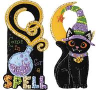 Bucilla Apliques de fieltro, juego de 2 ganchos de puerta, perfecto para Halloween, manualidades, manualidades, 89506E