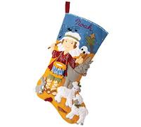 Bucilla Felt Stocking Applique Kit 18" Long-Drummer Boy