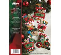 Bucilla Kit de Fieltro Ornament, 86157 Candy Express (Set de 6)