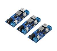 Buck Converter Module RUIZHI 3 Piezas DC-DC Convertidor de Fuente de alimentación Reductor 24V/12V a 5V/5A Step Down Power Module con Puerto USB Admite Carga rápida Compatible con Arduino