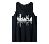 Buck Doe Caminando a través del Bosque Ciervo Reflexión Desierto Camiseta sin Mangas