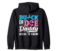 Buck or Doe Daddy Necesita Saber la Caza de Fiesta de revelación de género Sudadera con Capucha
