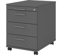 Buck rodante eurokraft pro, 1 cajón para utensilios, 3 cajones para material, profundidad 580 mm