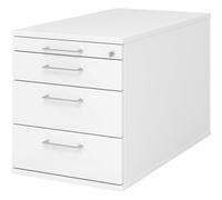 Buck rodante eurokraft pro, 1 cajón para utensilios, 3 cajones para material, profundidad 800 mm