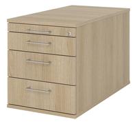 Buck rodante eurokraft pro, 1 cajón para utensilios, 3 cajones para material, profundidad 800 mm