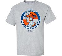Buck Rogers in The 25th Century T-Tshirts Camisetas y Tops Vintage Style Sci fi Comics Graphic tee Grey Grey(Medium)