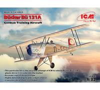 Bucker Bu 131A, Avión De Entrenamiento Alemán 1:32 Kit De Modelo De Plástico ICM