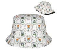 Bucket Hat Lindo Zorro Mapache Acuarela Moda Sombrero De Cubo Unisex Gorra De Pesca para Playa De Arena Viaje Aire Libre