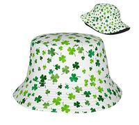 Bucket Hat Trébol del Día De San Patricio Unisex Sombrero De Pescador Cálidos Gorra De Pesca para El Tiempo Libre Senderismo Verano