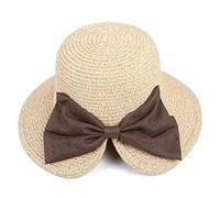 Bucket Hat with Bow Summer Hat Wide Brim Dating Travel Women's Beach Hat