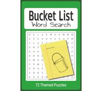 Bucket List Word Search Puzzle Book: Word find book about bucket list ideas, easy to read travel size