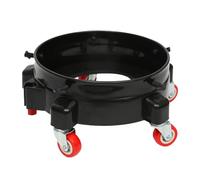 Bucket, Rolling Buckets Cart with Wheels, 6.3 inch Multifunctional Utility Holder for Car Wash, Garage Detailing, Driveway Sealing, Mobile Base to Cleaning and Transports