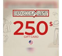 Bucketlist Gift Card 250 USD Key - UNITED STATES