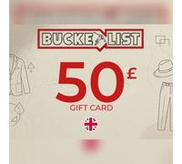 Bucketlist Gift Card 50 GBP Key - UNITED KINGDOM