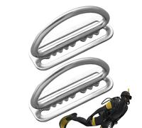 Buckle de peso sólido genérico con cierre de presión - Secure Quick Release | Stainless Steel D-Ring Buckle for Straps | for Spearfishing Snorkeling Belts, Resistant Marine Grade Durable Hardwar