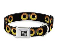 Buckle-Down 15-26" búho Ojos 2 Perro Collar Hueso, Grande