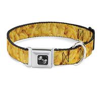Buckle-Down 15-26" Mac & Cheese Vivo Perro Collar Hueso, Grande