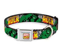 Buckle Down 9 - 15 "" AVA-Marvel Comics Collar de Perro
