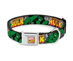 Buckle Down 9 - 15 "" AVA-Marvel Comics Collar de Perro