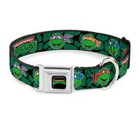 Buckle Down 9 - 15 "" nta-Classic Teenage Mutant Ninja Turtles Logo Collar de Perro