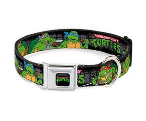Buckle Down 9 - 15 "" nta-Classic Teenage Mutant Ninja Turtles Logo Collar de Perro