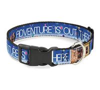 Buckle Down Adventure Is out There/Carl en Porche/Flying House/Globos plástico Clip Collar