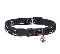 Buckle-Down BAC-W30183-NM Breakaway - Collar para Gato, 1,27 cm de Ancho, para cuellos de 20 a 30 cm, tamaño Mediano