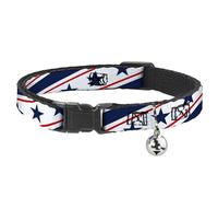 Buckle-Down BAC-W30189-NM Breakaway - Collar para Gato, 1,27 cm de Ancho, para Cuello de 20 a 30 cm, tamaño Mediano