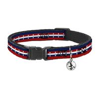 Buckle-Down BAC-W30192-NM Breakaway - Collar para Gato, 1,27 cm de Ancho, para cuellos de 20 a 30 cm, tamaño Mediano