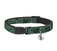 Buckle-Down BAC-W30365-NM Breakaway - Collar para Gato, 1,27 cm de Ancho, para cuellos de 20 a 30 cm, tamaño Mediano, Placa de Circuito
