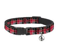 Buckle-Down BAC-W30393-NM Breakaway - Collar para Gato, 1,27 cm de Ancho, para Cuello de 20 a 30 cm, tamaño Mediano