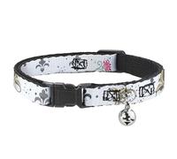 Buckle-Down BAC-W30609-NM Breakaway - Collar para Gato, 1,27 cm de Ancho, para Cuello de 20 a 30 cm, tamaño Mediano, diseño Floral