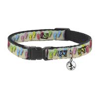 Buckle-Down BAC-W30697-NM Breakaway - Collar para Gato, 1,27 cm de Ancho, para cuellos de 20 a 30 cm, tamaño Mediano