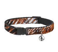 Buckle-Down BAC-W30734-NM Breakaway - Collar para Gato, 1,27 cm de Ancho, para cuellos de 20 a 30 cm, tamaño Mediano