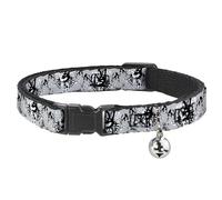Buckle-Down BAC-W31659-NM Breakaway - Collar para Gato (1,27 cm de Ancho, para Cuello de 20,32 cm, tamaño Mediano, para la Paz)