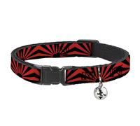 Buckle-Down BAC-W31827-NM Breakaway - Collar para Gato, 1,27 cm de Ancho, para Cuello de 20 a 30 cm, tamaño Mediano, Color Azul