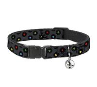 Buckle-Down BAC-W32240-NM Breakaway - Collar para Gato (Ancho, 1,27 cm, Cuello: 20,32 cm, tamaño Mediano), vinilos