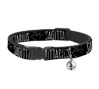 Buckle-Down BAC-W32665-NM Breakaway - Collar para Gato, 1,27 cm de Ancho, Cuello-Medio, Zodiac Sagitario