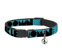 Buckle-Down BAC-W32874-NM Breakaway - Collar para Gato, 1,27 cm de Ancho, Cuello-Mediano, plumón de Hebilla