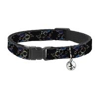Buckle-Down BAC-W32891-NM Breakaway - Collar para Gato (Ancho, 1,27 cm, Cuello Mediano, Burbujas)