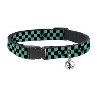 Buckle-Down BAC-W32914-NM Breakaway - Collar para Gato (Talla Mediana a Cuadros, 1,27 cm)