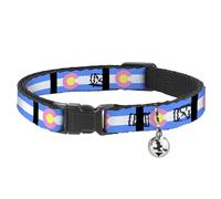 Buckle-Down BAC-W32978-NM Breakaway - Collar para Gato (Talla Mediana del Cuello, 1,27 cm)