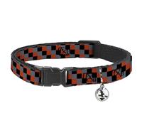 Buckle-Down BAC-W32980-NM Breakaway - Collar para Gato (Talla Mediana a Cuadros, 1,27 cm)