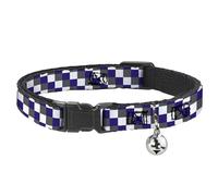 Buckle-Down BAC-W32990-NM Breakaway - Collar para Gato (Talla Mediana a Cuadros, 1,27 cm)