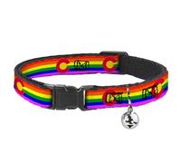 Buckle-Down BAC-W35502-NM Breakaway - Collar para Gato (Talla Mediana de Cuello, 1,27 cm)