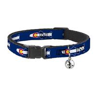 Buckle-Down BAC-W35579-NM Breakaway - Collar para Gato (Talla Mediana de Cuello, 1,27 cm)