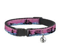 Buckle-Down BAC-W37118-NM Breakaway - Cuello de Gato de 1,27 cm de Ancho, Cuello-Medio, Tabla de pádel Sup