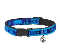 Buckle-Down BAC-W38114-NM Breakaway - Collar para Gato (Talla Mediana del Cuello, 22 cm, Ancho: 20,32 cm)